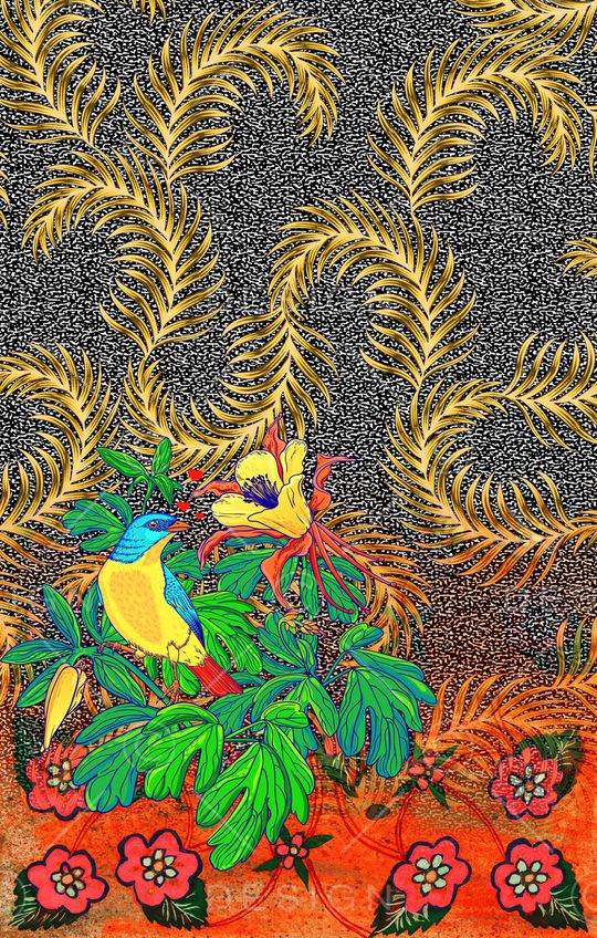 定位花印花华亿平台图片