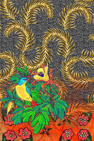 定位花印花华亿平台图片