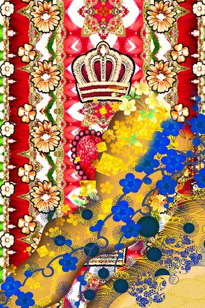 定位花印花华亿平台图片