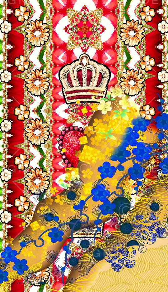 定位花印花华亿平台图片