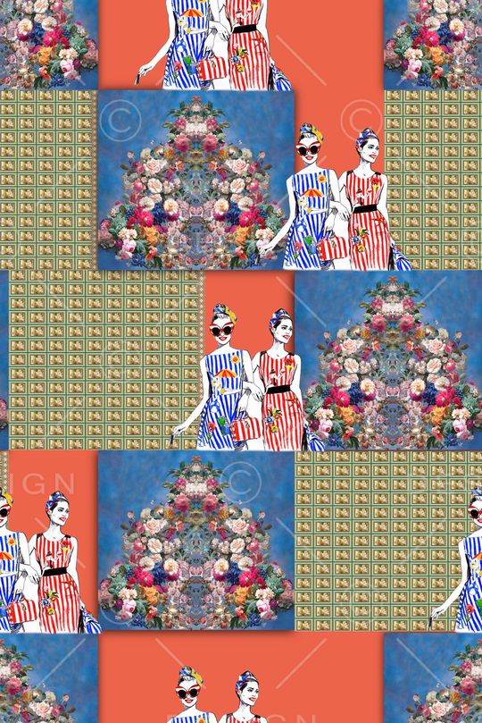 时尚印花华亿平台图片