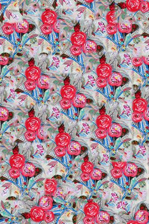 旗袍印花华亿平台图片