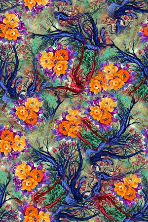 旗袍印花华亿平台图片