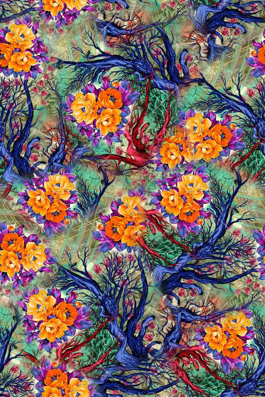 旗袍印花华亿平台图片