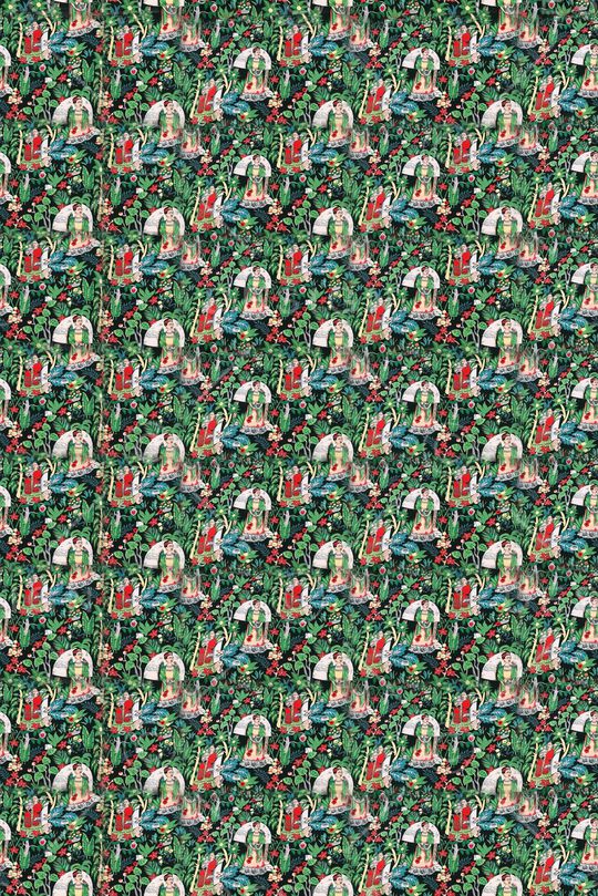 旗袍印花华亿平台图片