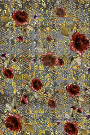 旗袍印花华亿平台图片