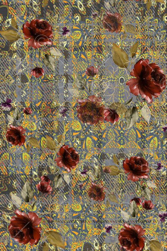 旗袍印花华亿平台图片