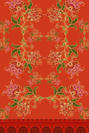 波西米亚印花华亿平台图片