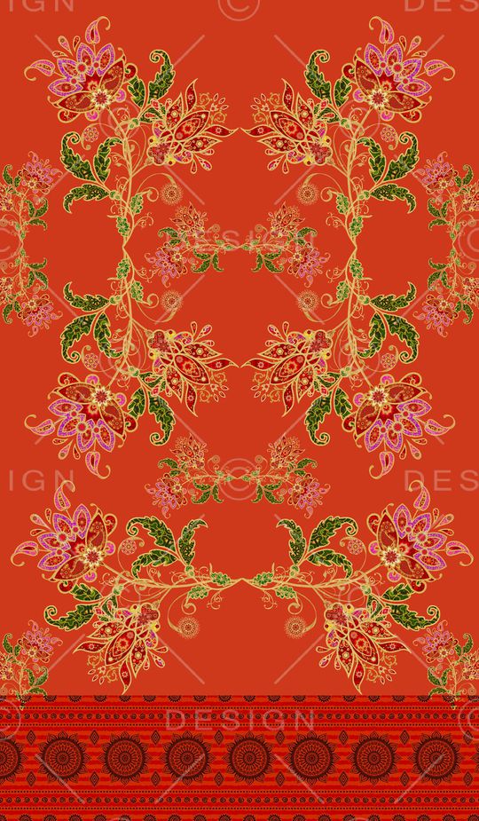 波西米亚印花华亿平台图片