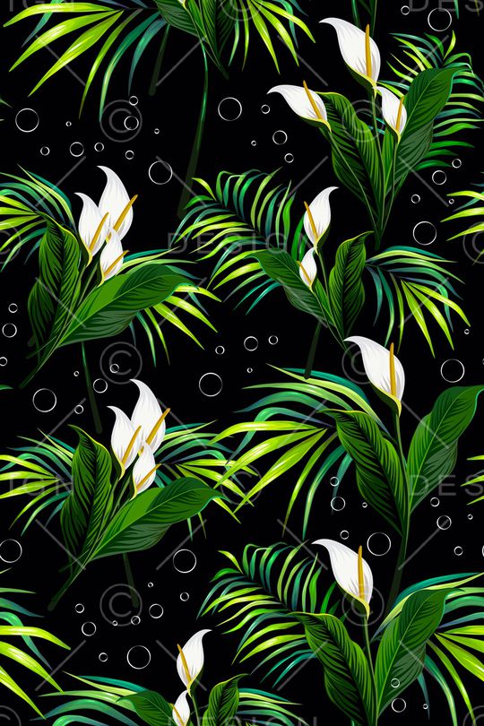 植物印花华亿平台图片