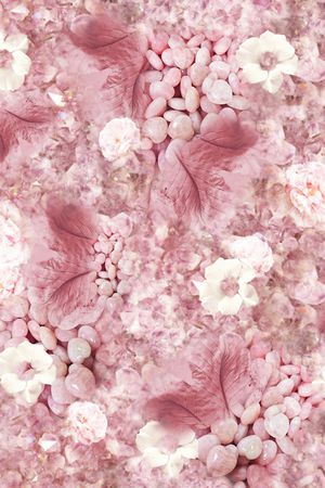 粉色印花华亿平台图片