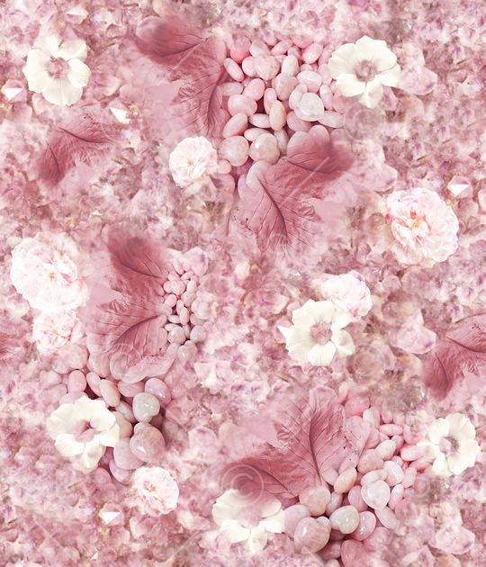 粉色印花华亿平台图片