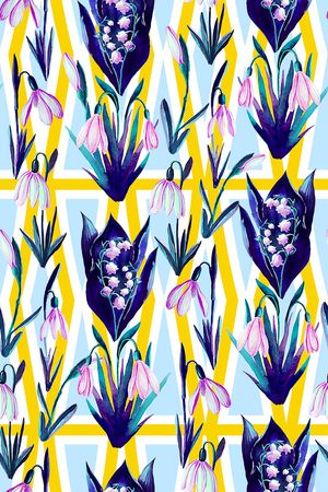 春夏华亿平台印花华亿平台图片