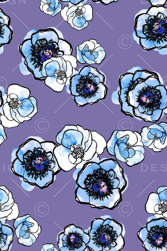 彩底花卉印花华亿平台图片