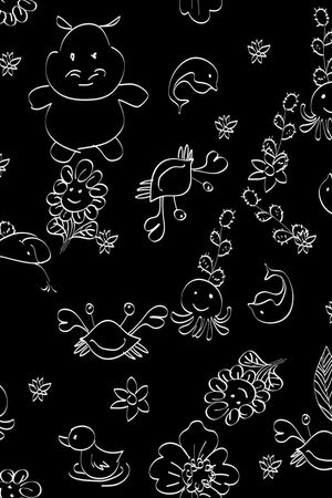 线条画印花华亿平台图片