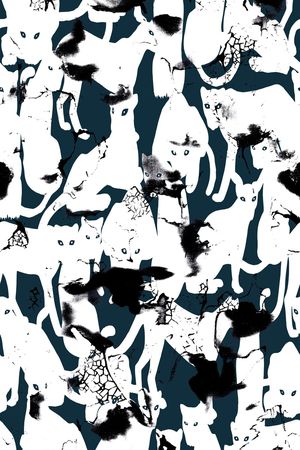 几何印花华亿平台图片