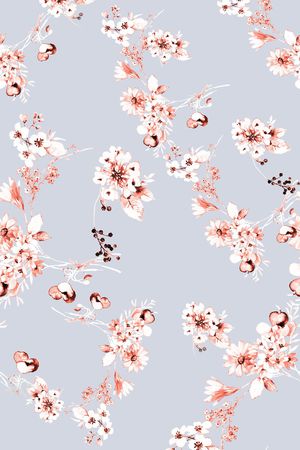 小碎花印花华亿平台图片