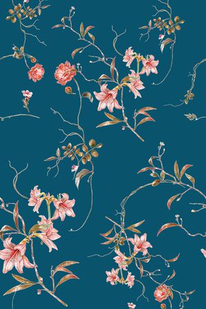 小碎花印花华亿平台图片