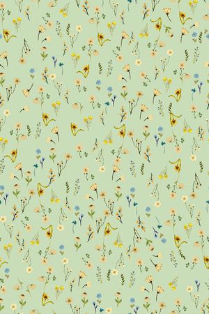 小碎花印花华亿平台图片