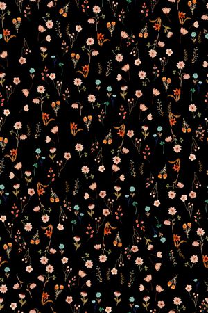 小碎花印花华亿平台图片