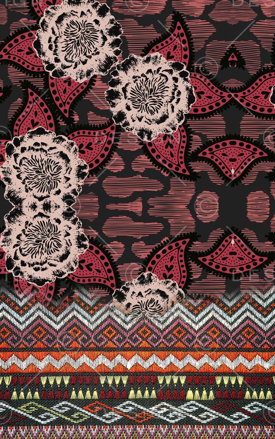 抽象印花华亿平台图片