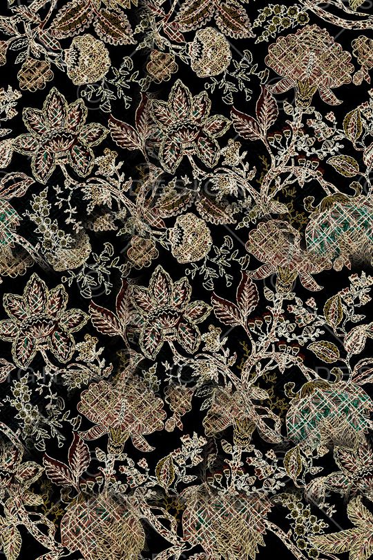 复古印花华亿平台图片