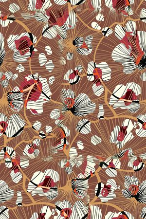 抽象印花华亿平台图片