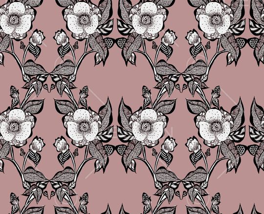 植物印花华亿平台图片