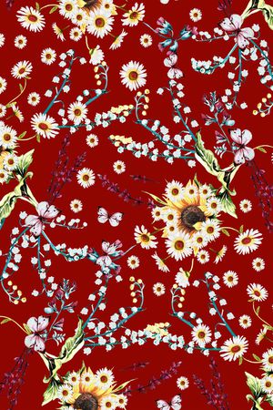 小碎花印花华亿平台图片