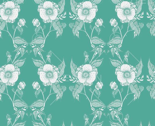 植物印花华亿平台图片