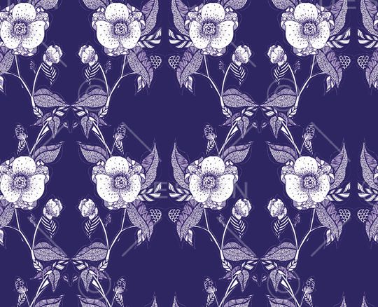 植物印花华亿平台图片