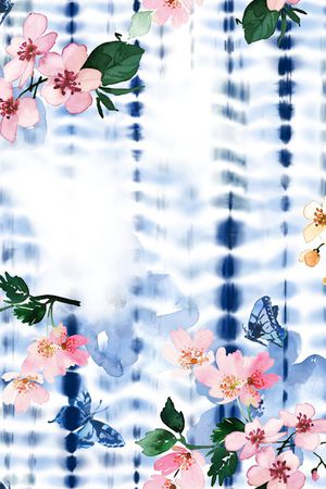 扎染华亿平台印花华亿平台图片