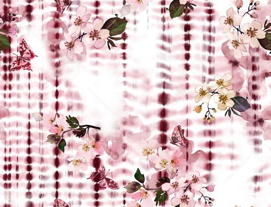 扎染华亿平台印花华亿平台图片