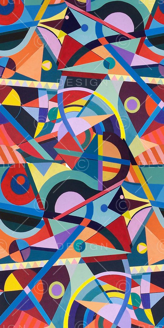 几何印花华亿平台图片