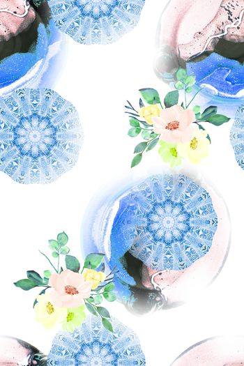 1202904-水墨瓷器曼陀罗小花-1