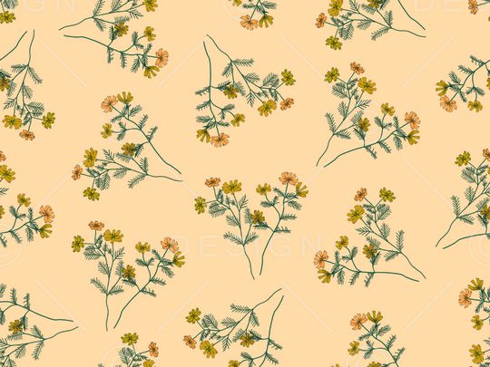 小花卉印花华亿平台图片