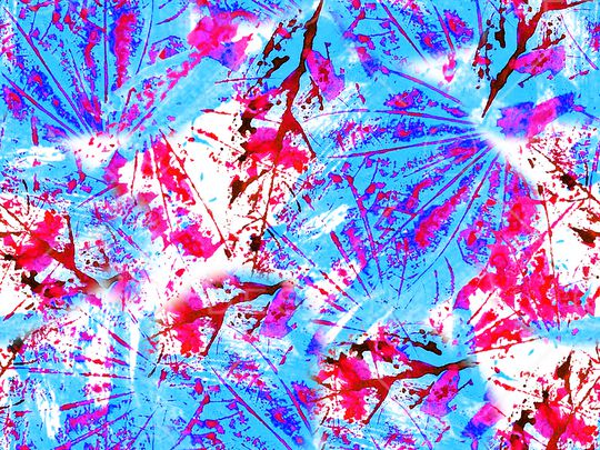 抽象印花华亿平台图片