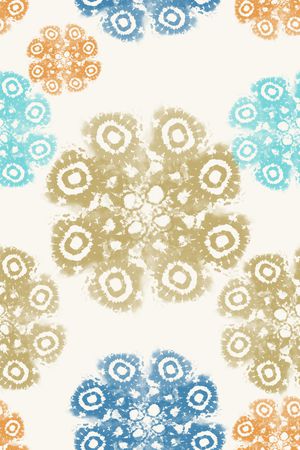 扎染风格印花华亿平台图片