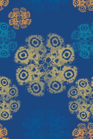 扎染风格印花华亿平台图片