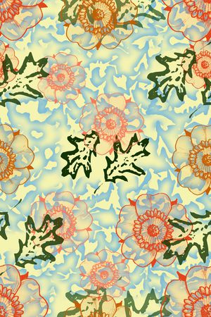 植物印花华亿平台图片