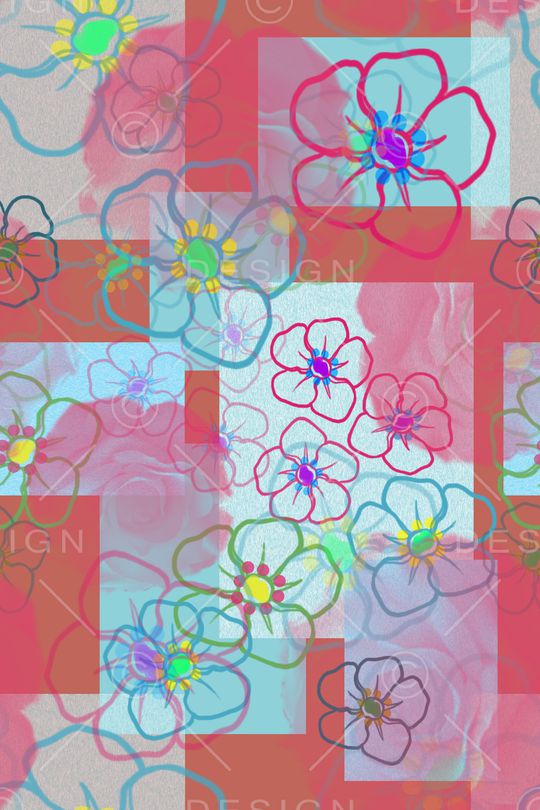 植物印花华亿平台图片