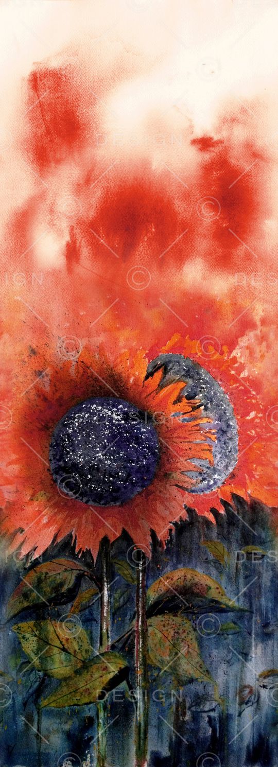 向日葵印花华亿平台图片