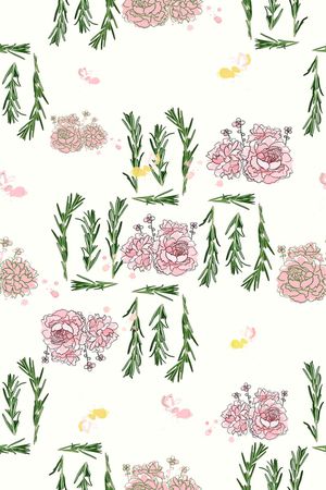 植物印花华亿平台图片