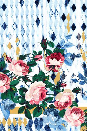 扎染华亿平台印花华亿平台图片