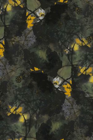 向日葵印花华亿平台图片