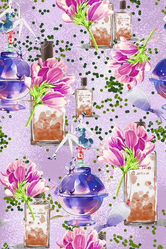 春夏华亿平台印花华亿平台图片