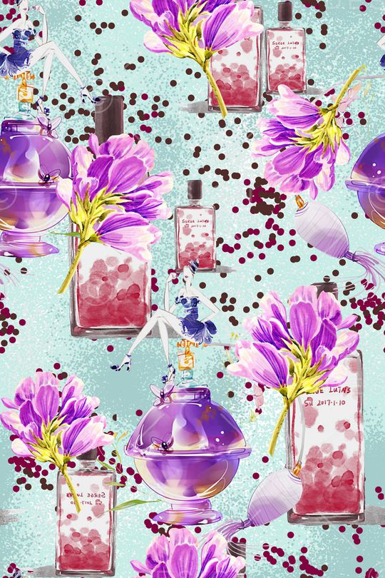 春夏华亿平台印花华亿平台图片