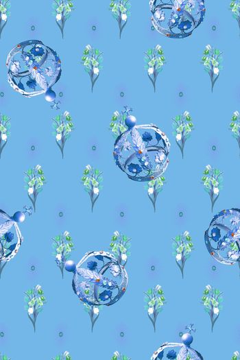 1203714-满地小花欧式复古宫廷皇冠-1