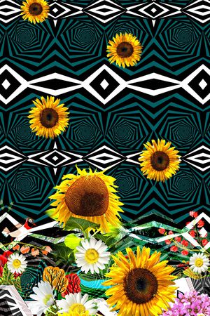 几何印花华亿平台图片