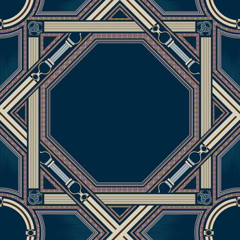 几何印花华亿平台图片